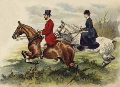 El Príncipe y la Princesa de Gales en el campo de caza de Henry Payne